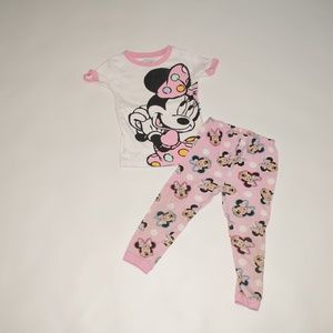 Disney Minnie Night PJ Outfit 3T 4121*